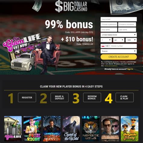 Big dollar online casino  Big Dollar Casino Review PLAY